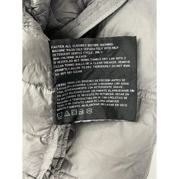 ZeroXposur Women's Large Gray Packable Puffer Jacket Hooded Lightweight Winter - Picture 6 of 11